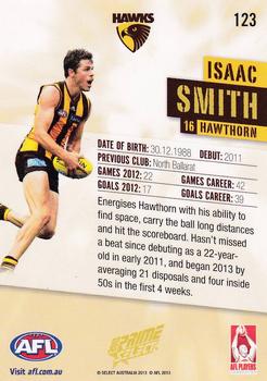 2013 Select Prime AFL #123 Isaac Smith Back